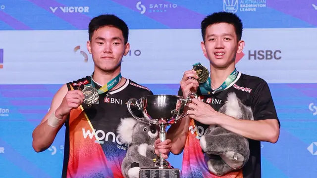 Raymond Indra/Nikolaus Joaquin menjadi juara Australia Open 2025
