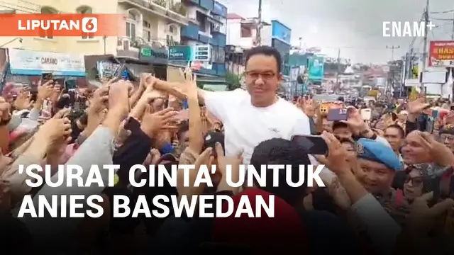 VIDEO: Anies Baswedan dapat 'Surat Cinta' dari Emak-emak
