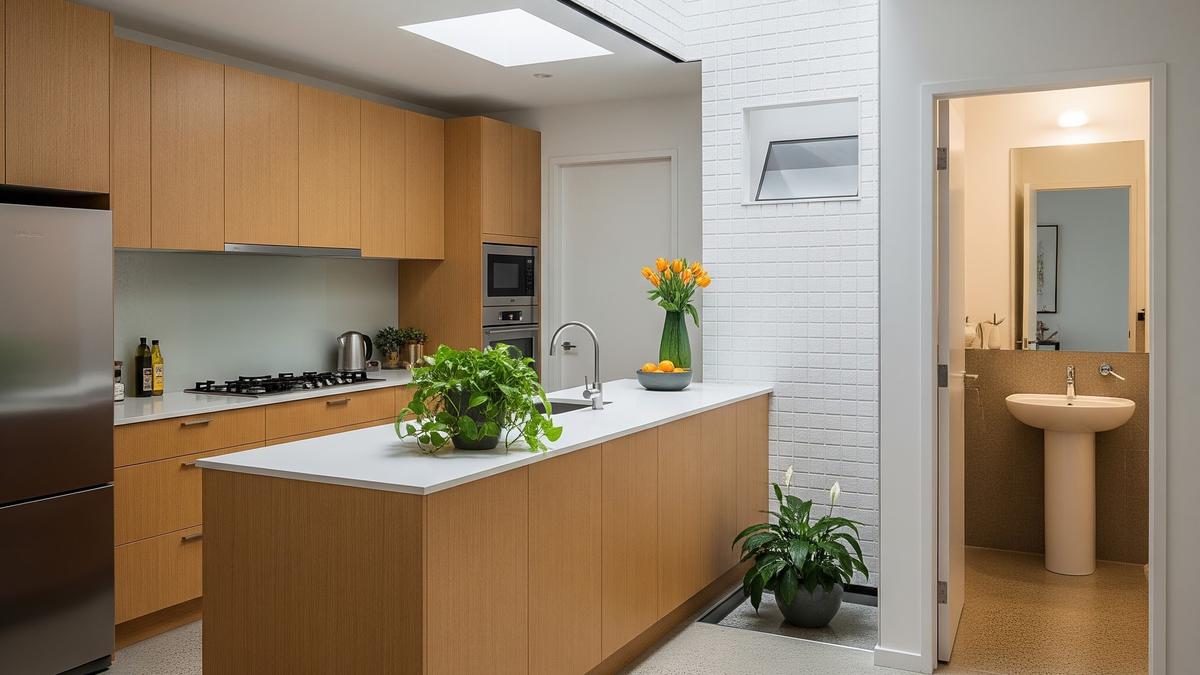 7 Model Dapur Minimalis Dekat Kamar Mandi yang Tidak Pengap, Cocok untuk Hunian Modern 2026