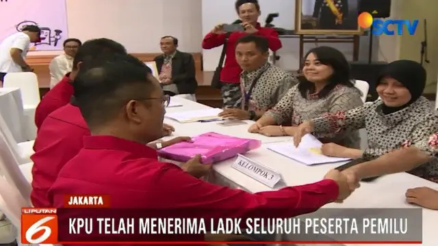 KPU Tutup Penyerahan Laporan Dana Kampanye Pemilu 2019