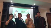 Penggalangan dana melalui turnamen golf yang digelar Filipino Community in Indonesia Golf Association (FILCOMIN Golf) untuk membantu sekolah di Indonesia. (Bola.com/Zulfirdaus Harahap)