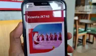 Paket kuWOTA JKT48, hasil bundling Telkomsel dengan JKT48 (Liputan6.com/ Agustin Setyo Wardani)