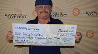 Pemain lotre Kansas Lottery memenangkan hadiah utama sebesar Rp 302,5 juta setelah memasukkan nomor yang sama dalam setiap gambar selama lima tahun. (Dokumentasi Kansas Lottery)