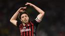 2. Ricardo Montolivo - Kapten AC Milan yang jasa nya terpinggirkan sejak kedatangan Gatusso. Gajinya yang terbilang besar juga menjadi kendala AC Milan mempertahankan pemain 34 tahun tersebut. (AFP/Filippo Monteforte)