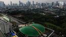 Pemandangan gedung bertingkat di Jakarta, Selasa (30/4/2019). Menurut Presiden Joko Widodo atau Jokowi, ada tiga kanditat lokasi calon ibu kota baru pengganti Jakarta yaitu Sumatera, Sulawesi, dan Kalimantan. (Liputan6.com/JohanTallo)