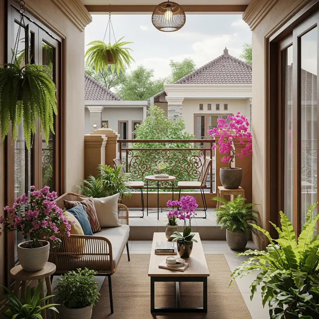 9 Model Teras Rumah Kecil yang Cantik untuk Hangout