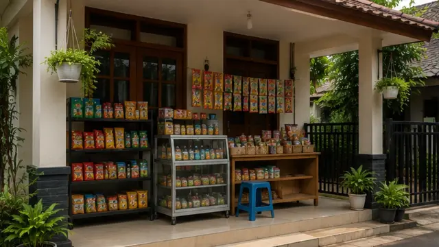 Desain Warung Rumahan Praktis untuk IRT