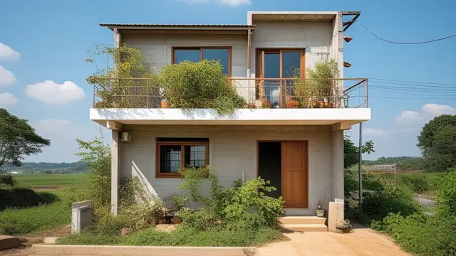 Rumah kecil artistik/ AI Image