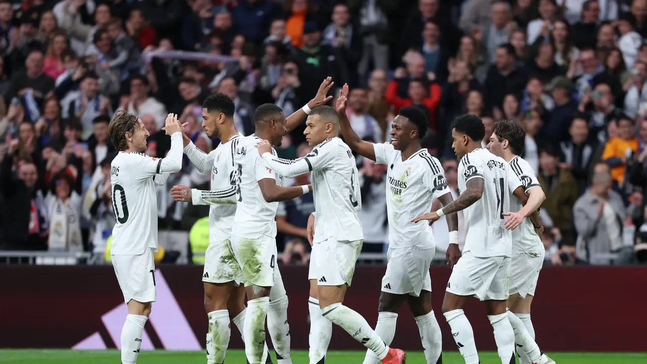 Selebrasi Real Madrid vs Rayo Vallecano