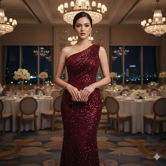 Model Dress Full Payet