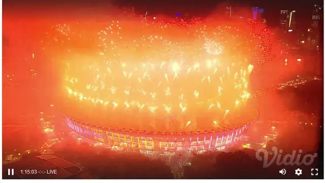Kembang Api, Asian Games 2018