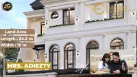 Desain rumah baru Gilang Dirga dan Adiezty Fersa (Sumber: YouTube/Adiez Gilang)