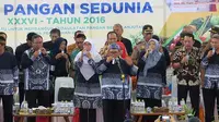 Provinsi Jawa Barat menggelar peringatan Hari Pangan Sedunia (HPS) di Gelanggang Olahraga Pelabuhan Ratu, Sukabumi.