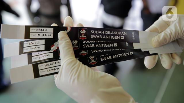 FOTO: Penerapan Protokol Kesehatan di Stadion Kanjuruhan Malang