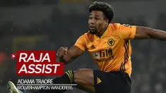 Berita video Adama Traore yang tercatat menjadi raja assist bagi Wolves setelah melakoni laga kontra Liverpool pada pekan ke-24 Premier League 2019-2020, Kamis (23/1/2020).