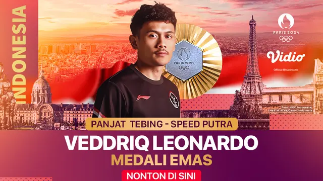 Veddriq Leonardo Bawa Pulang Emas Pertama untuk Indonesia