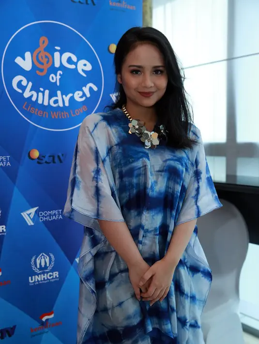 Gita Gutawa Dia sudah memulai gerakan mengumpulkan donasi tersebut sejak pekan lalu. (Deki Prayoga/Bintang.com)