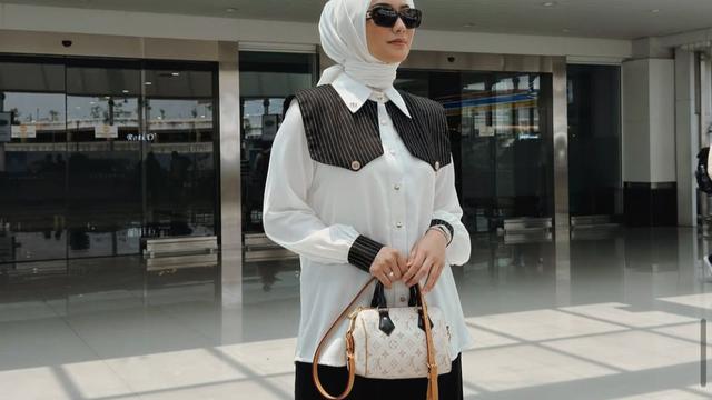 Inspirasi fashion hijab ala Citra Kirana. (credit:instagram.com/citraciki)