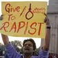 Tak ada ampun bagi pelaku pemerkosaan di India. Vonis digantung sampai mati harus dijatuhkan. 