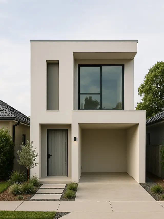 Desain Rumah 6x10 Atap Datar