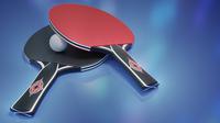 Ilustrasi Bet Tenis Meja (Image by MasterTux from Pixabay)
