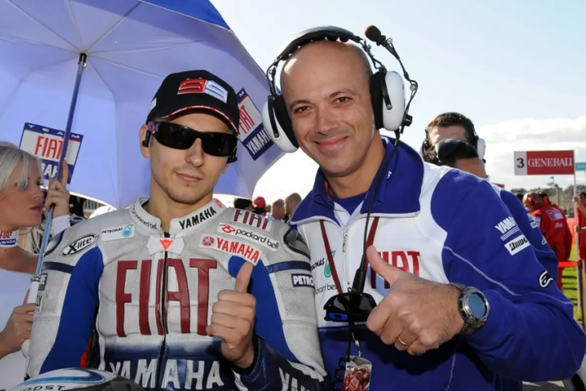 Jorge Lorenzo dan Daniele Romagnoli.