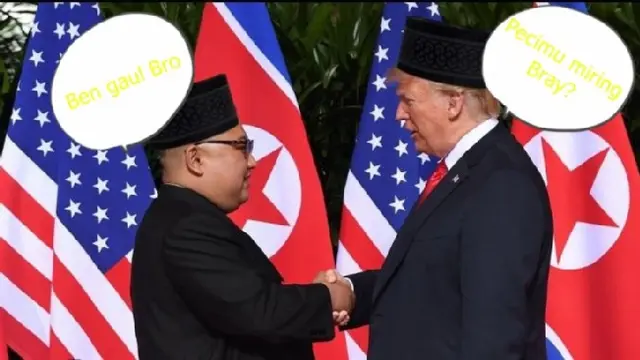 Lelucon lewat meme ini bisa membuat suasana gembira makin terasa.