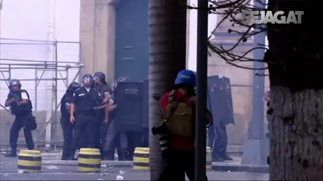 SEJAGAT: Demo Kecam Privatisasi Perusahaan Milik Negara Berlangsung Ricuh di Brasil