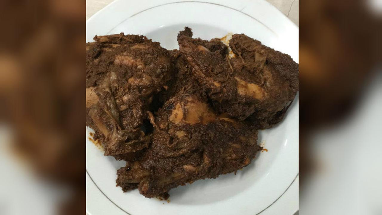 Ilustrasi rendang ayam