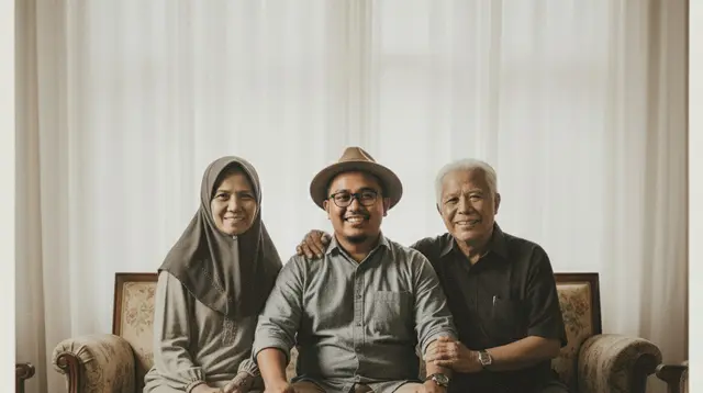 Cara Membuat Foto Bersama Orang Tua yang Sudah Meninggal dengan Gemini AI