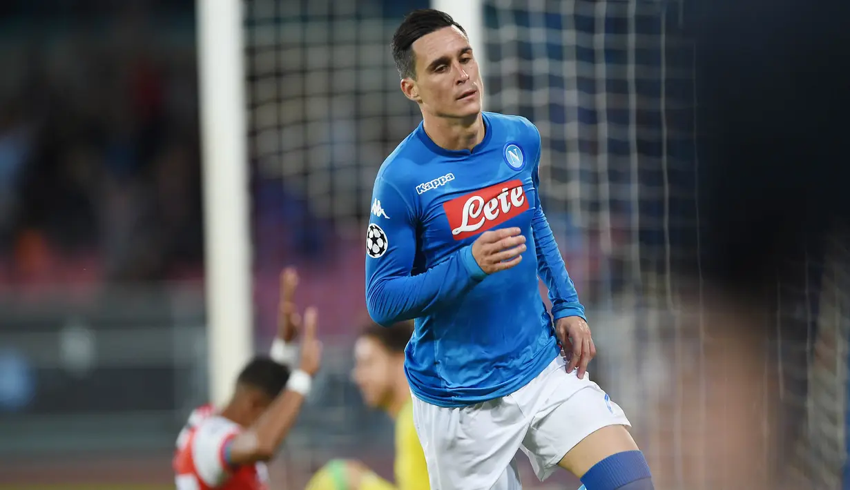 6. Jose Maria Callejon (Napoli) - 4 Gol. (AFP/Filippo Monteforte)