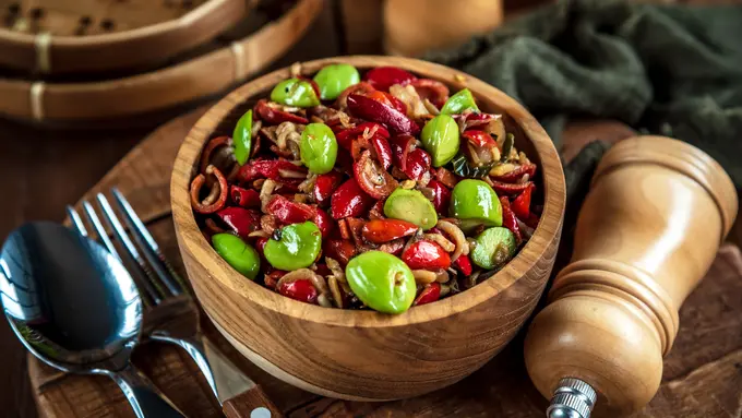 sambal buroq tumis melinjo