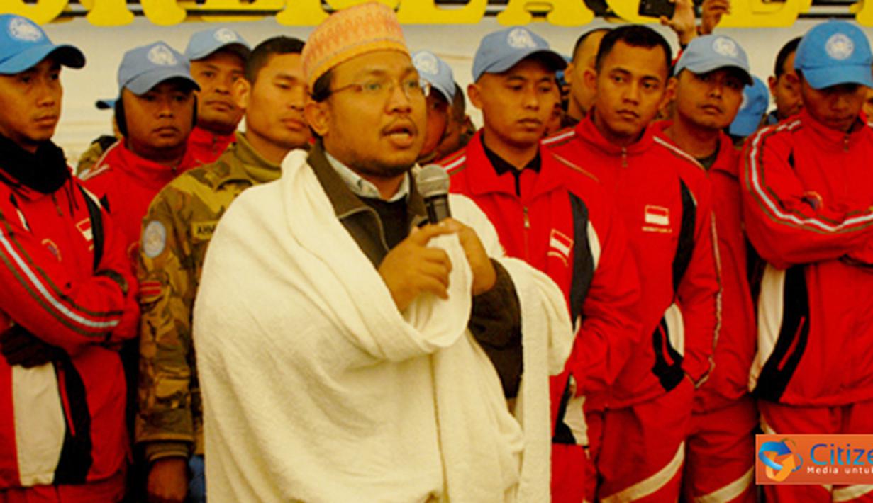 Citizen6, Beirut: Sosialisasi ini dalam rangka membantu memberikan pemahaman tentang tatacara pelaksanaan Umroh yang benar bagi personel Kontingen Garuda. (Pengirim: Badarudin Bakri)