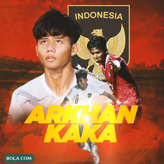Timnas Indonesia - Ilustrasi Arkhan Kaka