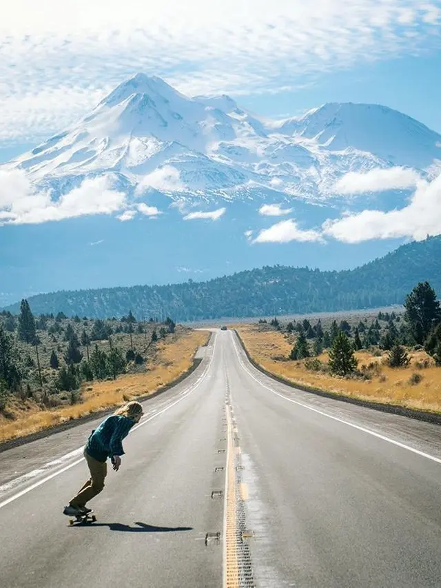 Gunung Shasta di California AS