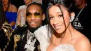 Tak hanya itu, Cardi B dan Offset terlihat sangat mesra. Terlebih pernikahan keduanya pun saat ini sudah diketahui dunia. (Getty Images - Harper's Bazaar)