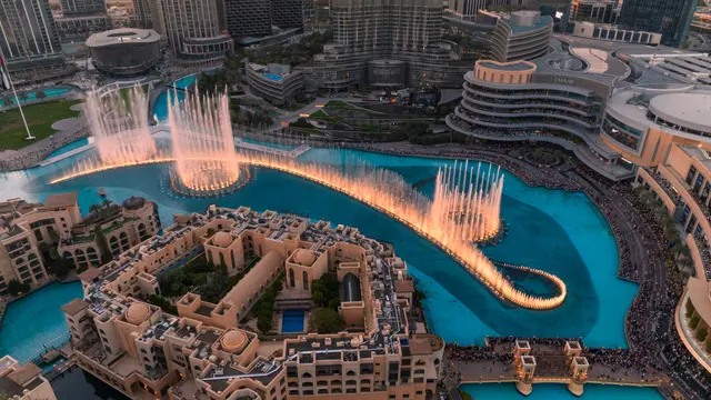 Foto suasana Dubai yang mewah