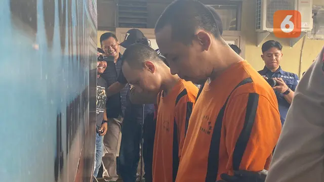 Pelaku promosi judi online diamankan Satuan Reserse Polres Sukabumi Kota (Liputan6.com/Fira Syahrin).