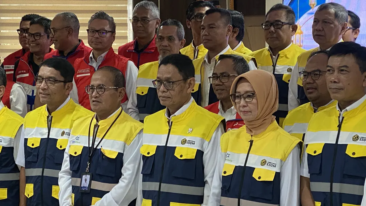 Pembukaan Posko Nasional Sektor ESDM Periode Hari Raya Idulfitri 2026. (Liputan6.com/Christian)