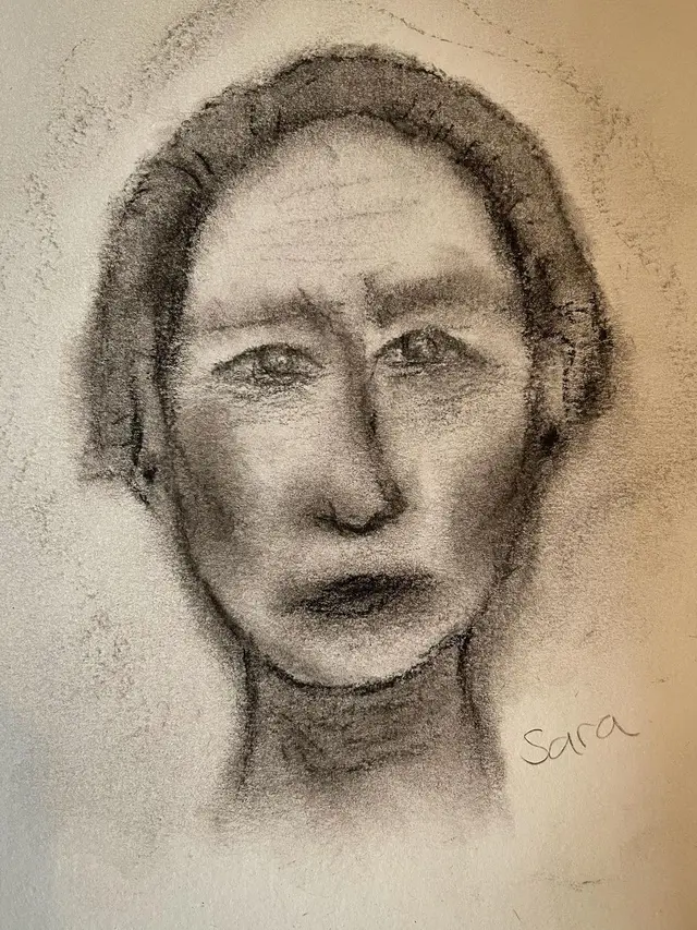 Sketsa karya Sara Wijayanto. (Foto: Dok. Instagram @sarawijayanto)