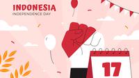 Ilustrasi kemerdekaan RI, 17 Agustus. (Photo Copyright by Freepik)