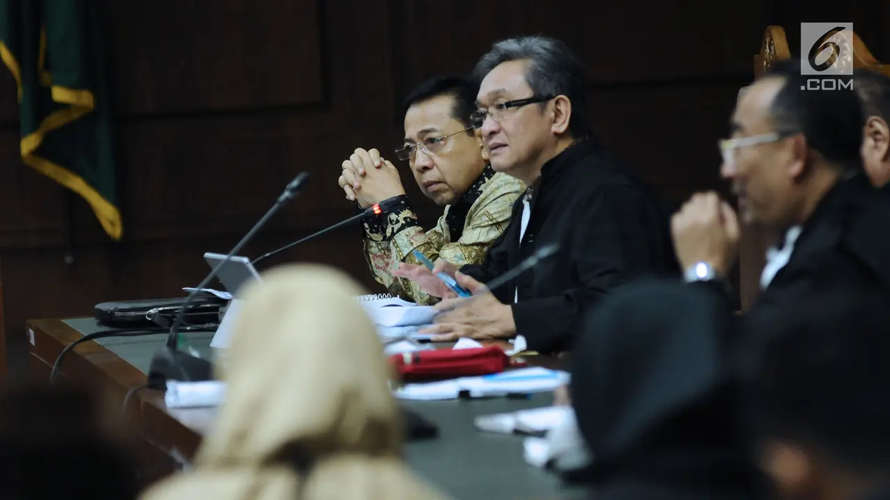 Sidang Setya Novanto Adu Kesaksian Irvanto dan Made Oka Masagung