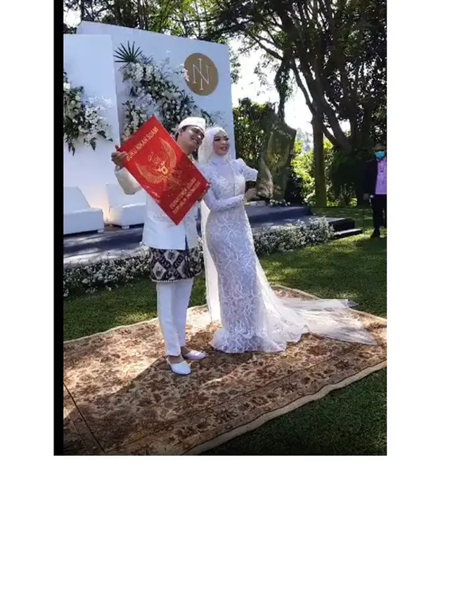 8 Momen Akad Nikah Ikbal Fauzi dan Novia, Buku Nikahnya Curi Perhatian