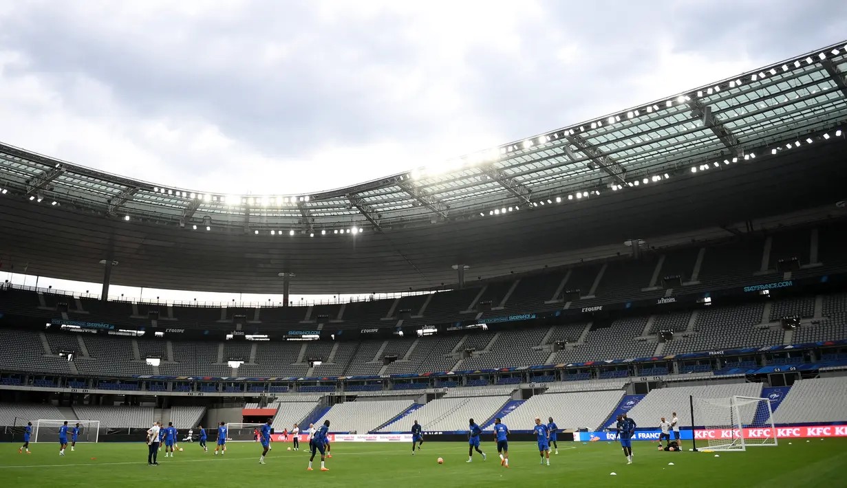 Pertandingan akan digelar di Stade de France, Saint-Denis.  (AFP/Franck Fife)