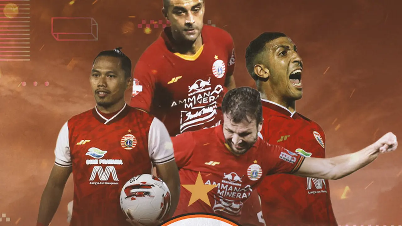 Persija Jakarta - Marco Motta, Tony Sucipto, Yann Motta, Otavio Dutra
