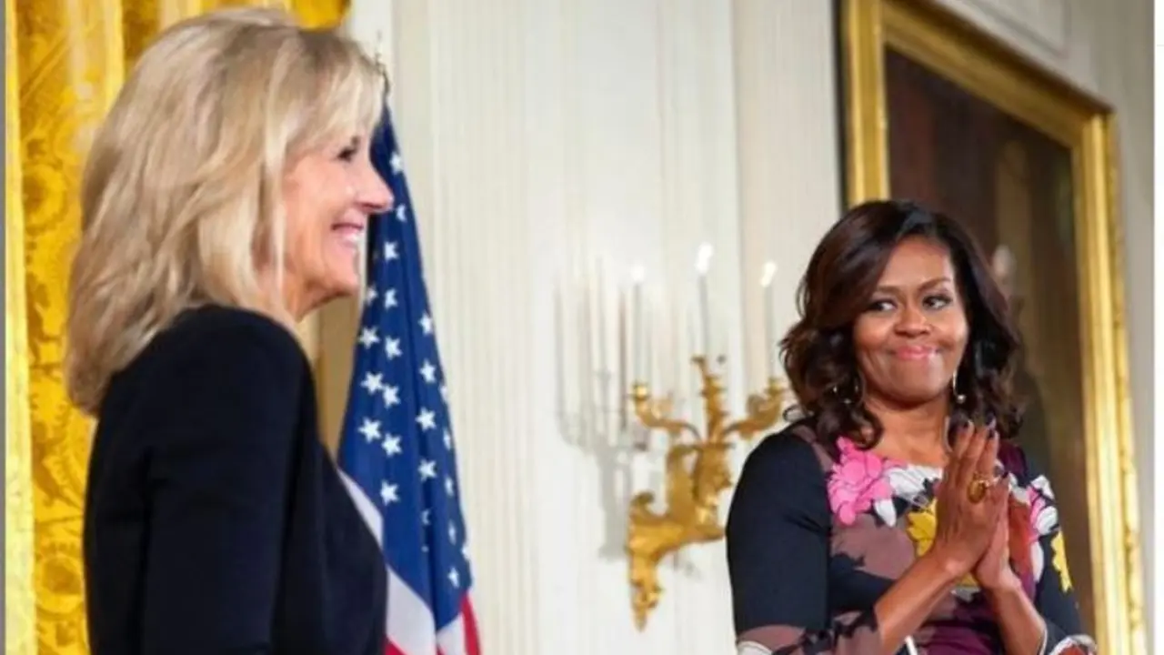 Resmi Huni Gedung Putih, Jill Biden Beri Kado Istimewa untuk Michelle Obama