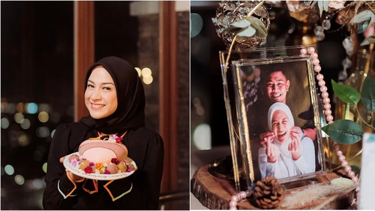 6 Potret Perayaan Ultah ke-30 Nina Zatulini, Dapat Kejutan Romantis dari Suami