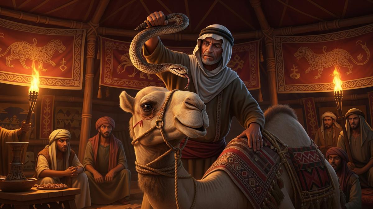 Obati Penyakit Unta dengan Ular Hidup? Ritual Kuno Arab Ini Bikin Merinding