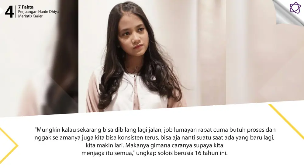 7 Fakta Perjuangan Hanin Dhiya Merintis Karier. (Foto: Instagram/hanindhiyaatys, Desain: Nurman Abdul Hakim/Bintang.com)