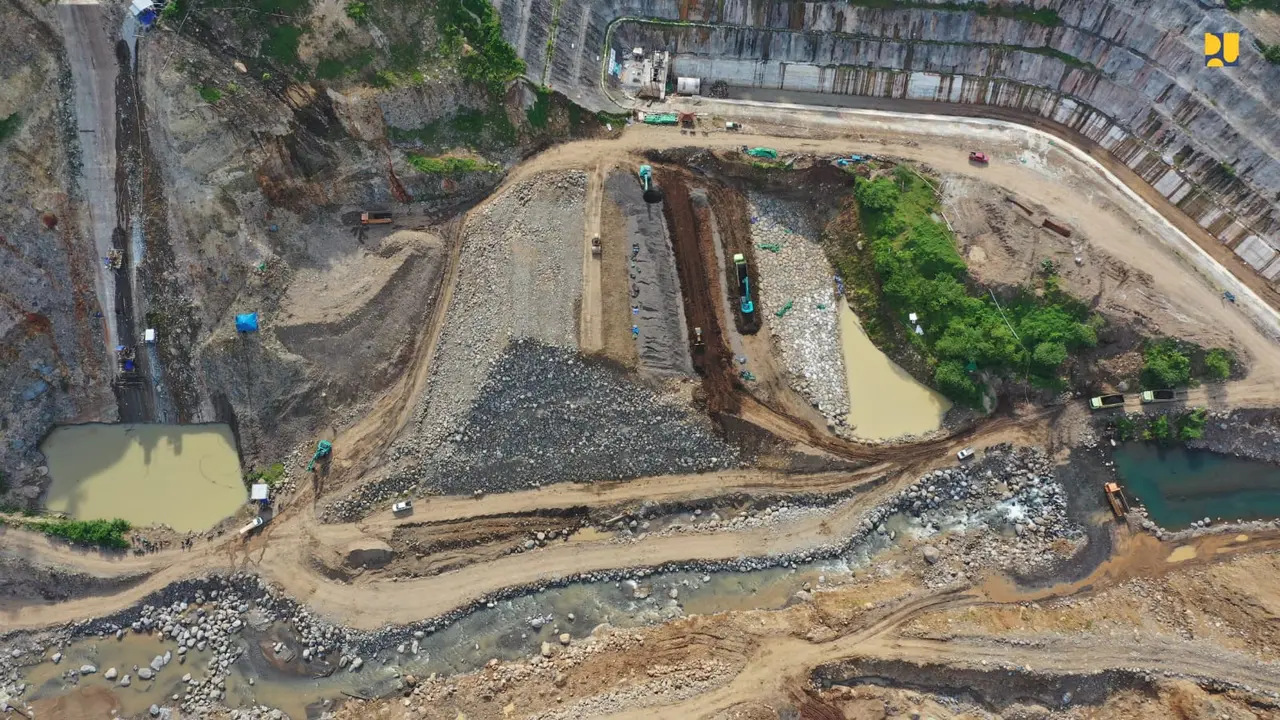 Bendungan Meninting di Lombok, NTB